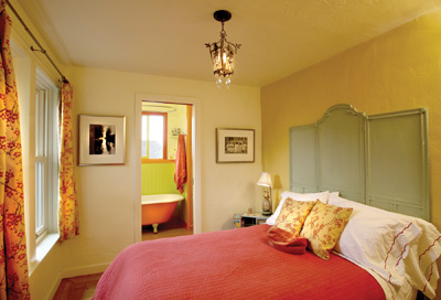 Limiting the amount of furniture in your bedroom showcases heirloom-quality pieces.